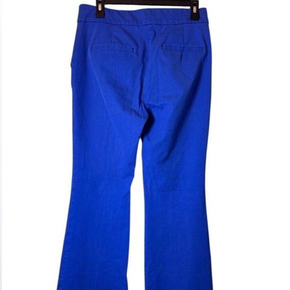 LOFT Vibrant Blue Flare Pants - Picture 2 of 3
